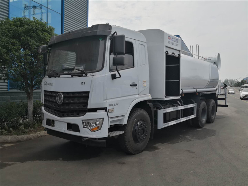 國六東風專底D3后雙橋抑塵車